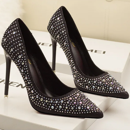 Funki Findz | Shoes | Women's Rhinestone Sparkly Prom Shoes