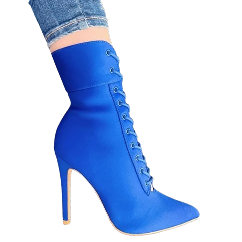 Funki Findz | Boots | Women's Pointed Toe Stiletto Short Boots