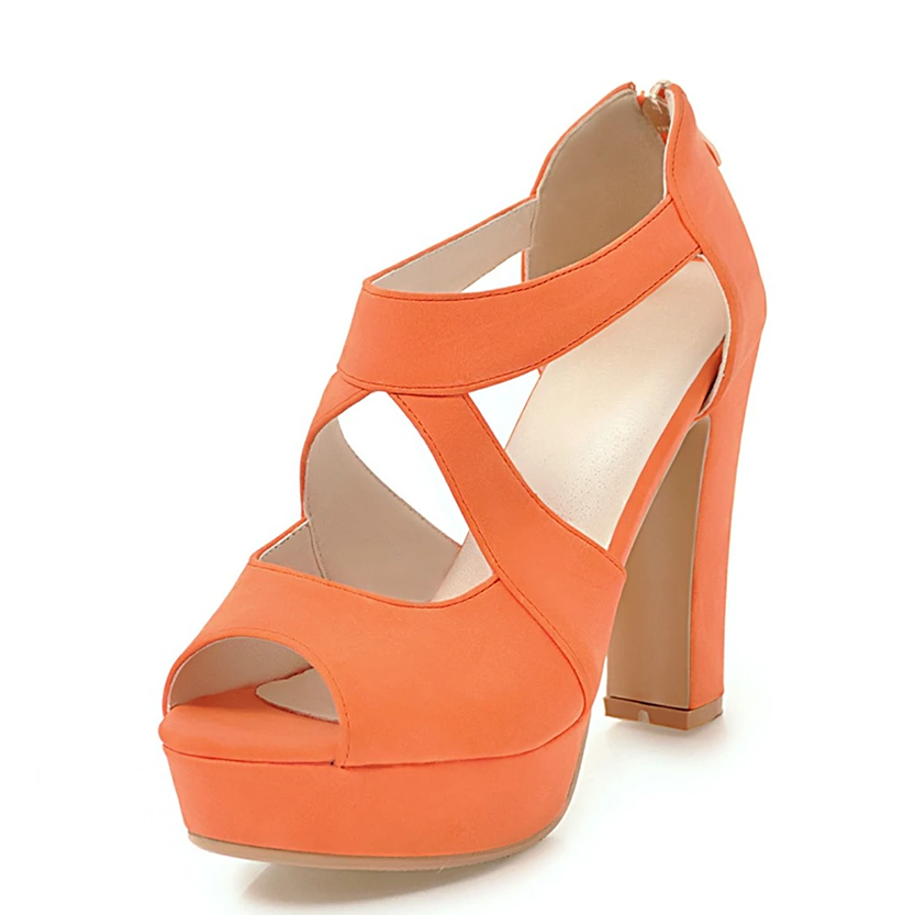 Funki Findz | Shoes | Women's Block Heel High Platform Sandal