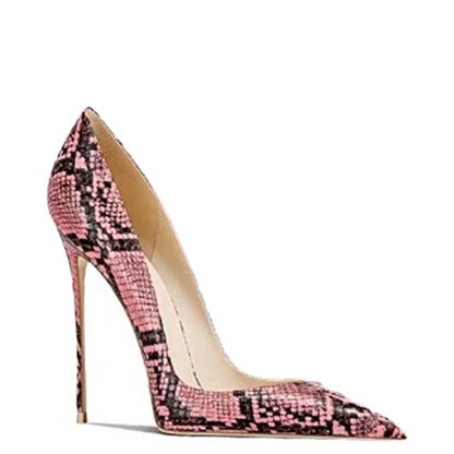 Funki Findz | Shoes | Women's Snake Skin Pattern High Stilettos