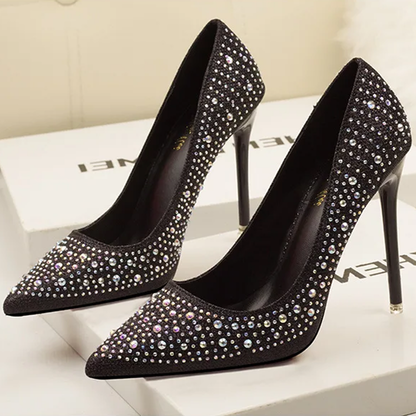 Funki Findz | Shoes | Women's Rhinestone Sparkly Prom Shoes