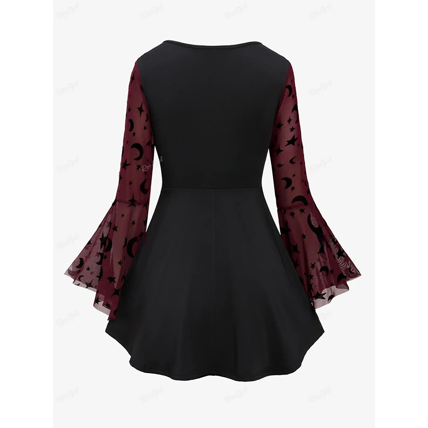 Funki Findz | Shirts | Women's Elegant Chiffon Steampunk Shirt