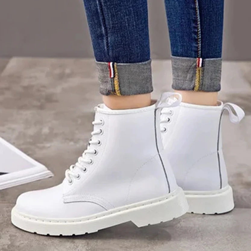 Funki Findz | Boots | Unisex Genuine Leather Lace Up Ankle Boot