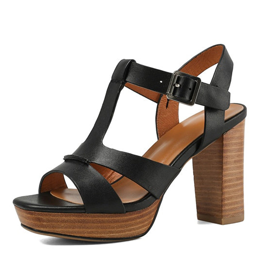 Funki Findz | Shoes | Women's Leather Chunky Platform Sandals