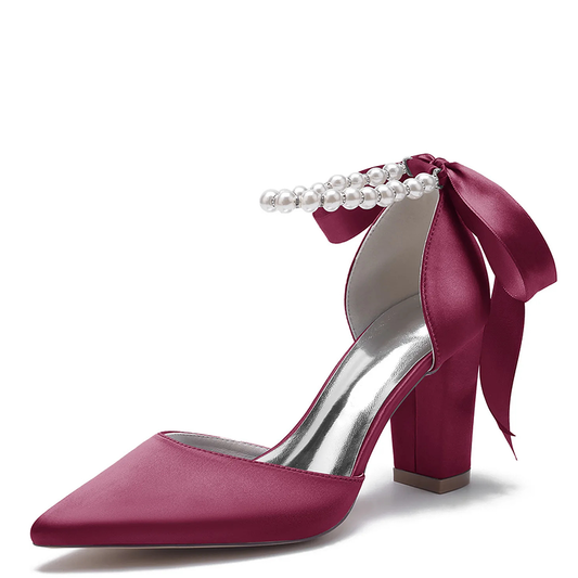 Funki Findz | Shoes | Women's Luxury Satin Tie Bridal Shoes