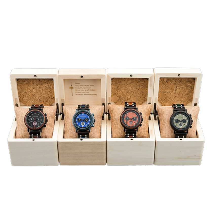 Funki Findz | Watches | Men's Wooden Quartz Wrist Stop Watch