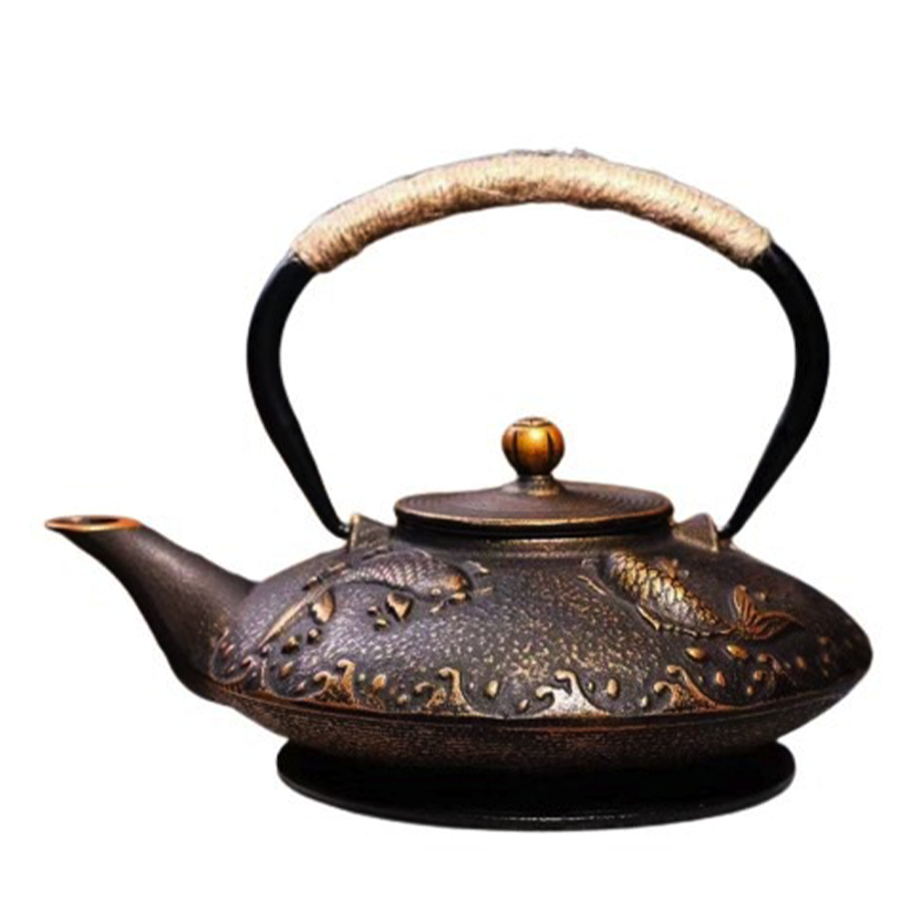 Funki Findz | Teapots | Cherry Blossoms Cast Iron Tea Kettle