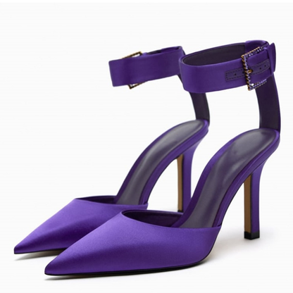 Funki Findz | Shoes | Women's Buckle Strap Pointed Toe Stilettos