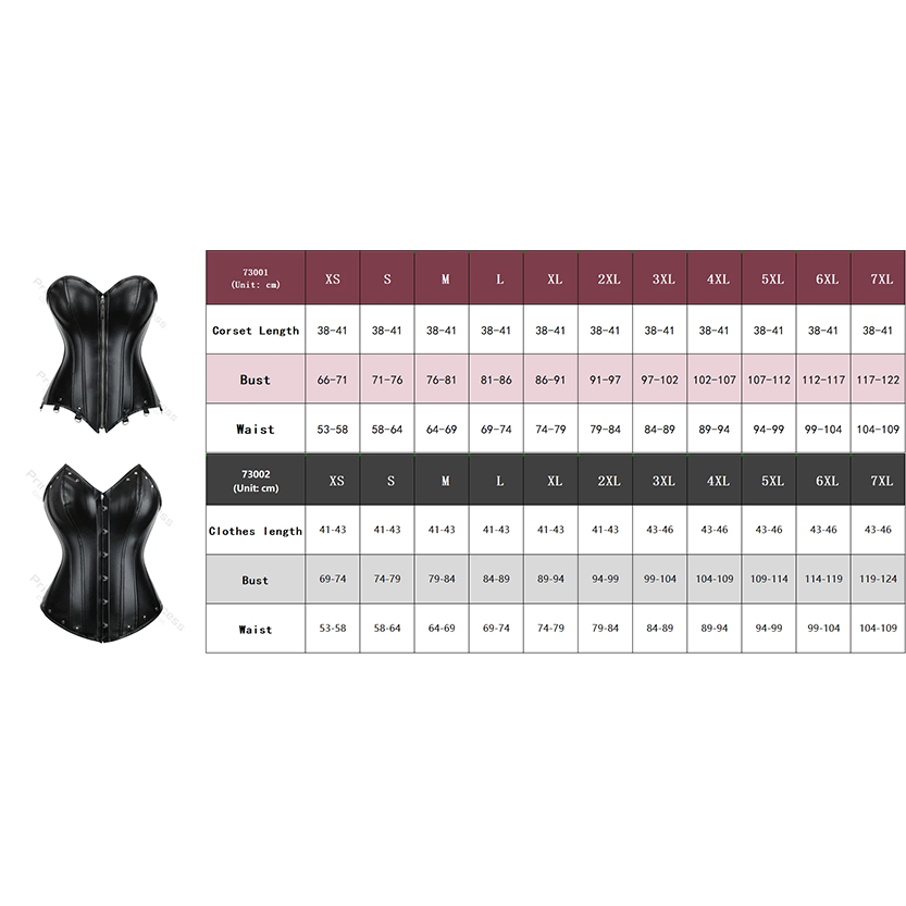 Funki Findz | Lingerie | Women's Faux Leather Fitted Corset