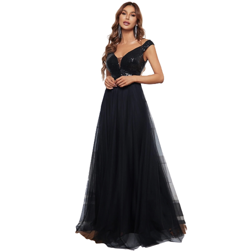 Funki Findz | Dresses | Women's Elegant Long Evening Dress