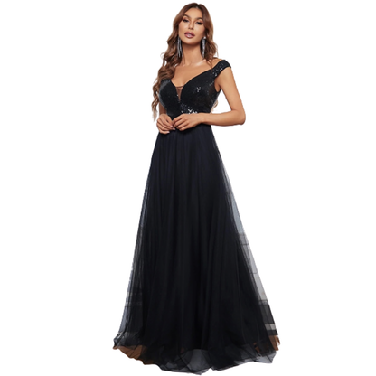 Funki Findz | Dresses | Women's Elegant Long Evening Dress