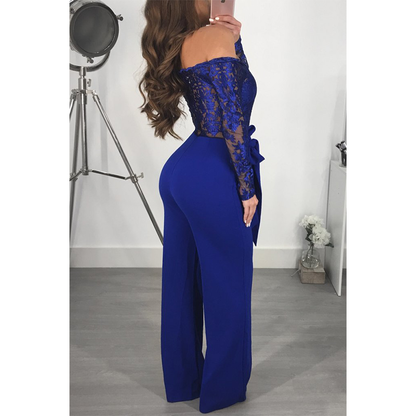 Funki Findz | Pants | Women's Elegant Lace Evening Jumpsuit