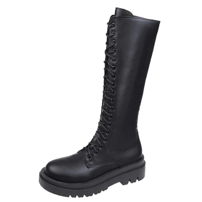 Funki Findz | Boots | Women's Gothic Lace Up High Top Boots