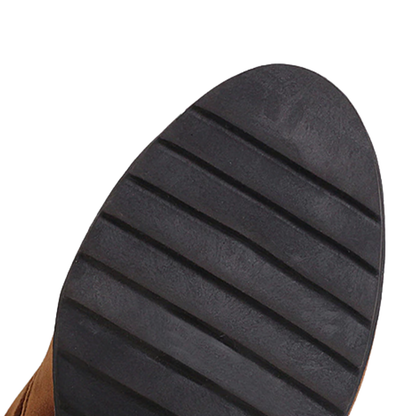 Funki Findz | Boots | Women's Mid-Calf Suede Wedge Boot