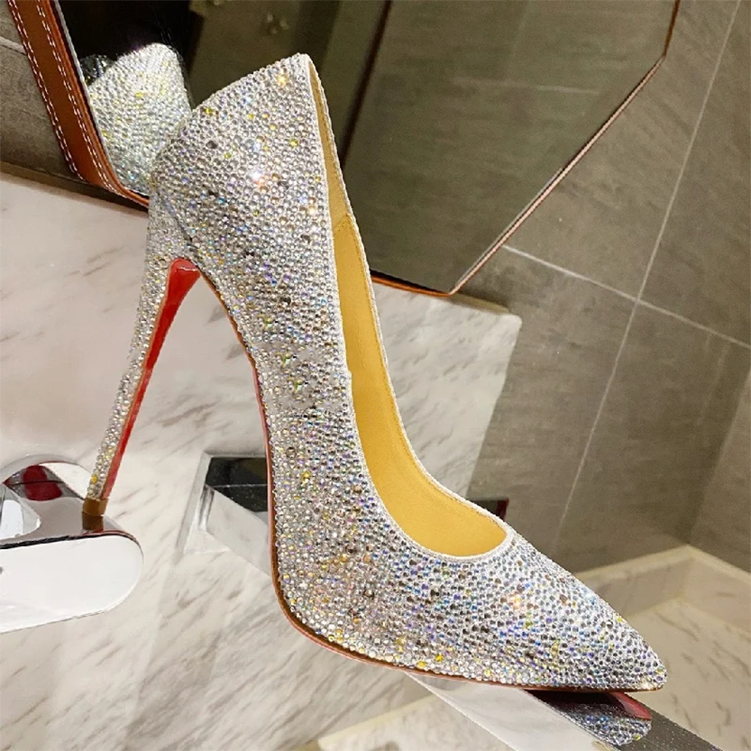 Funki Findz | Shoes | Women's Luxury Rhinestone Wedding Shoe