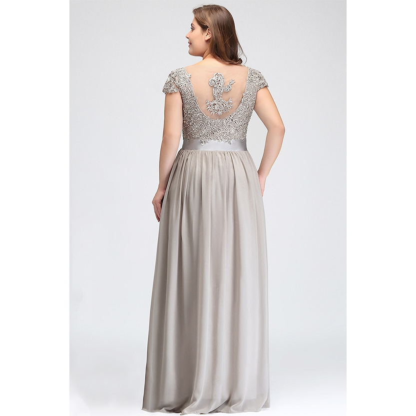Funki Findz | Dresses | Women's Long Chiffon Satin Lace Dress
