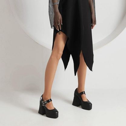 Funki Findz | Shoes | Women's Star Buckle Chunky Platforms