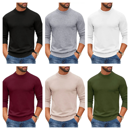 Funki Findz | Sweaters | Men's Slim Fit Round-neck Casual Pullover
