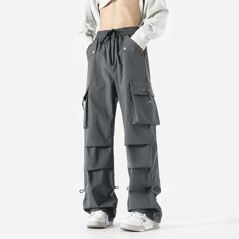 Funki Findz | Pants | Men's Casual Cargo Pants Long Loose Fit