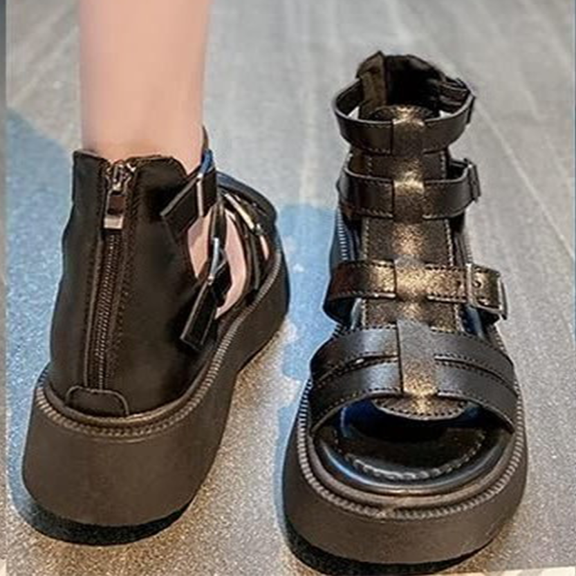 Funki Findz | Shoes | Women's Low Goth Wedge Sandals