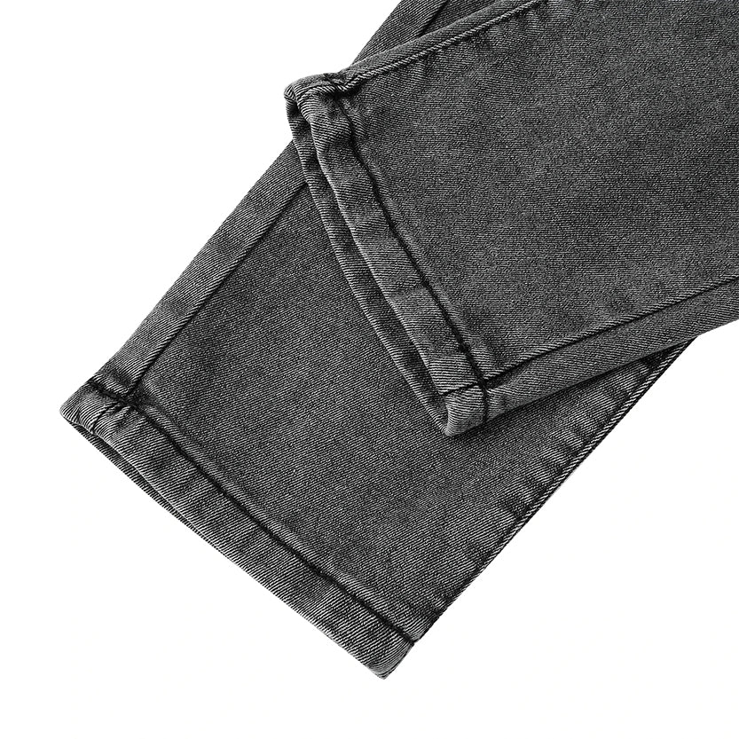 Funki Findz | Pants | Men's Punk Skinny Denim Buckle Jeans