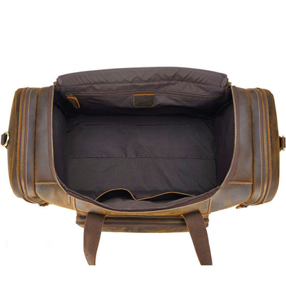 Funki Findz | Bags | Travel Bags | Men's Leather Overnight Bag