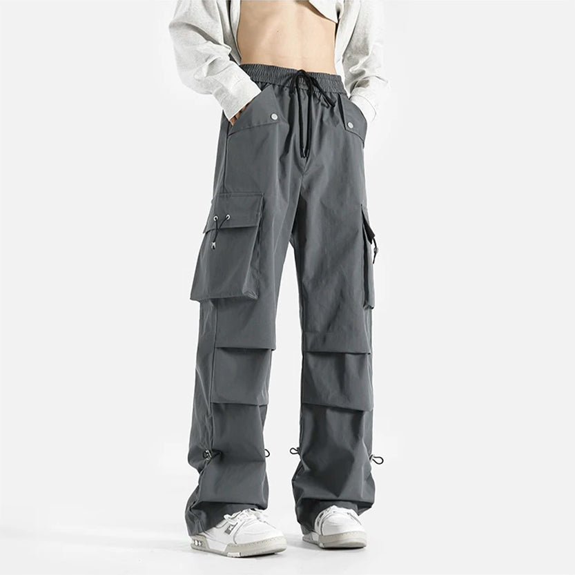 Funki Findz | Pants | Men's Casual Cargo Pants Long Loose Fit