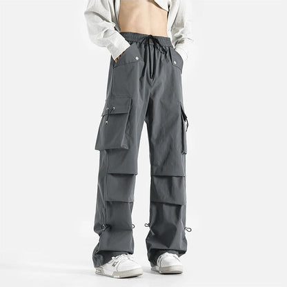Funki Findz | Pants | Men's Casual Cargo Pants Long Loose Fit