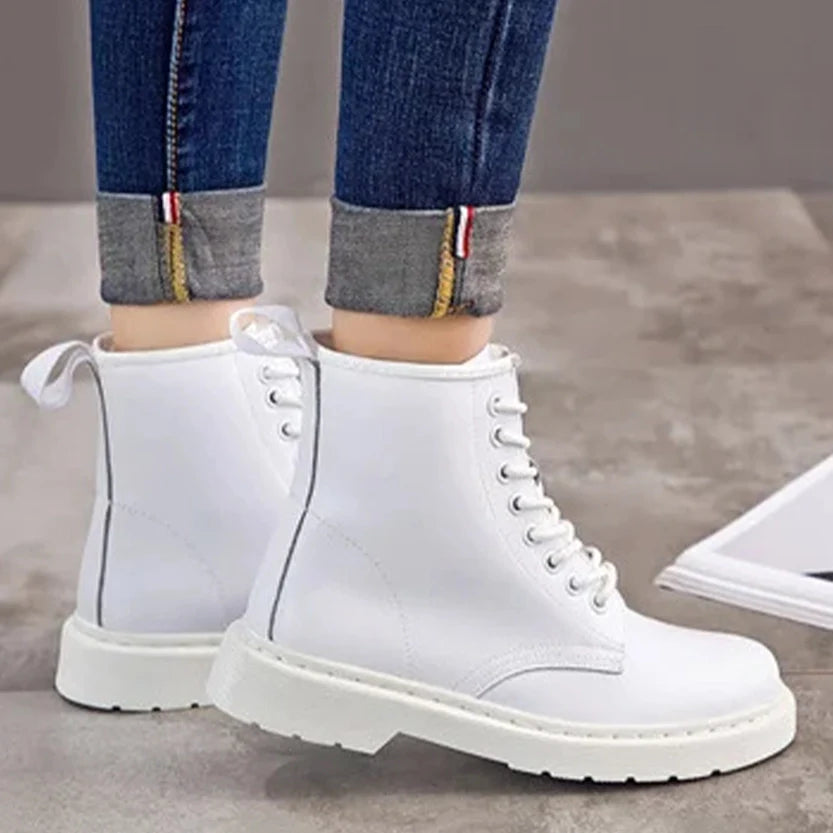 Funki Findz | Boots | Unisex Genuine Leather Lace Up Ankle Boot