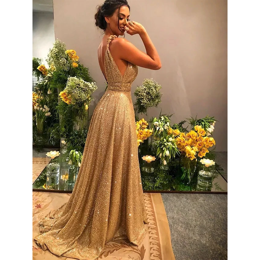 Funki Findz | Dresses | Women's Long Sparkly Prom Ball Dress