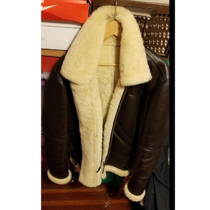 Funki Findz | Jackets | Men's Warm Faux Fur and Leather Jacket