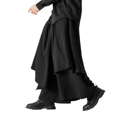 Funki Findz | Skirts | Men's Japanese Style Wide Leg Skirt/Pant