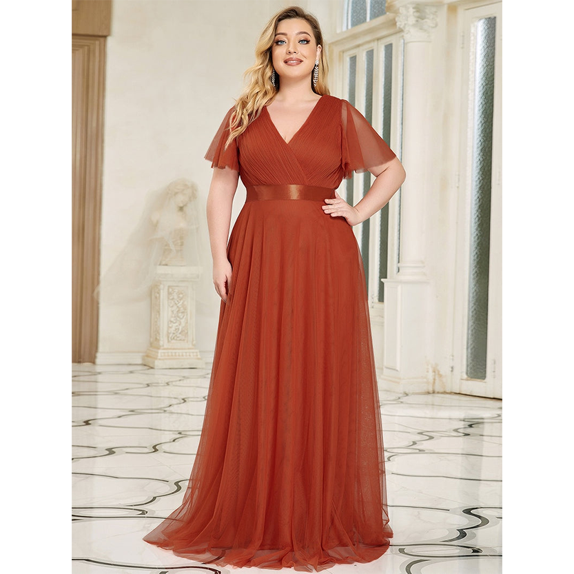 Funki Findz | Dresses | Women's Plus Size Long Evening Dress