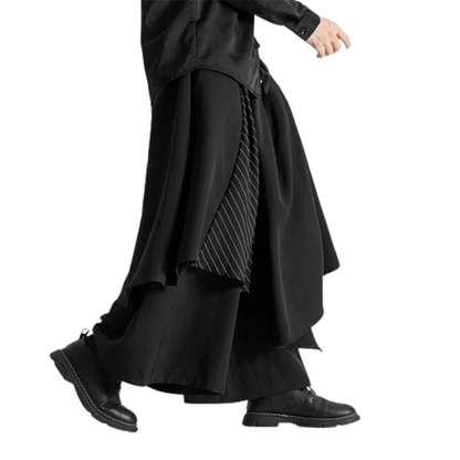 Funki Findz | Skirts | Men's Japanese Style Wide Leg Skirt/Pant