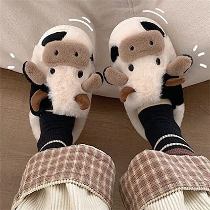 Funki Findz | Shoes | Women's Cute Soft Cow Slipper