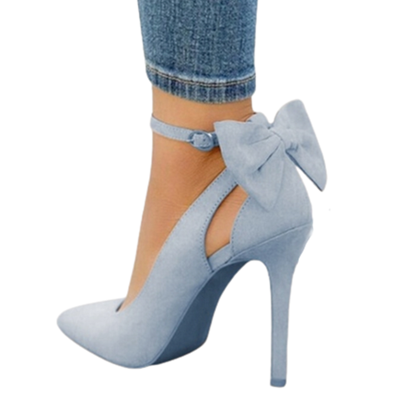 Funki Findz | Shoes | Women's Suede Bow Knot Stilettos
