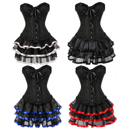 Funki Findz | Dresses | Women's Pretty Tutu Bustier Corset Sets
