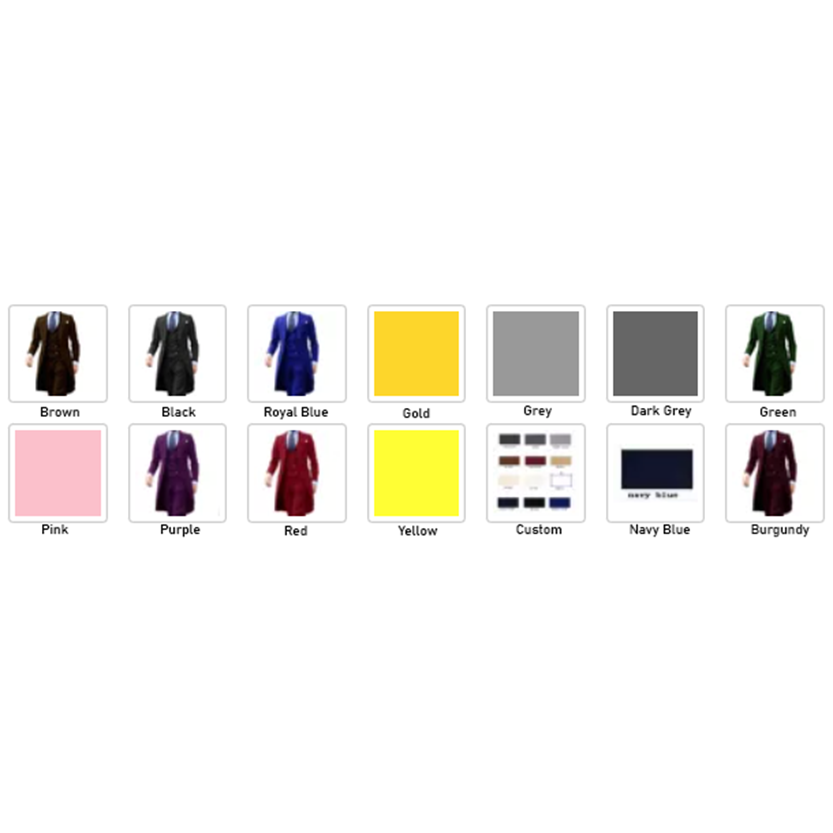 Funki Findz | Suits | Men's Slim Fit 3 Pcs Formal Suit Tails Jacket