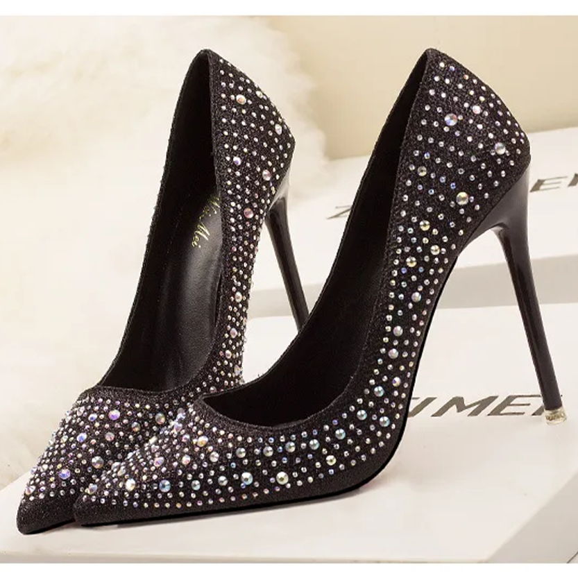 Funki Findz | Shoes | Women's Rhinestone Sparkly Prom Shoes