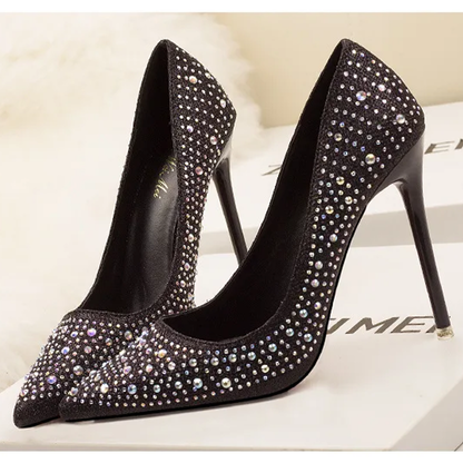 Funki Findz | Shoes | Women's Rhinestone Sparkly Prom Shoes