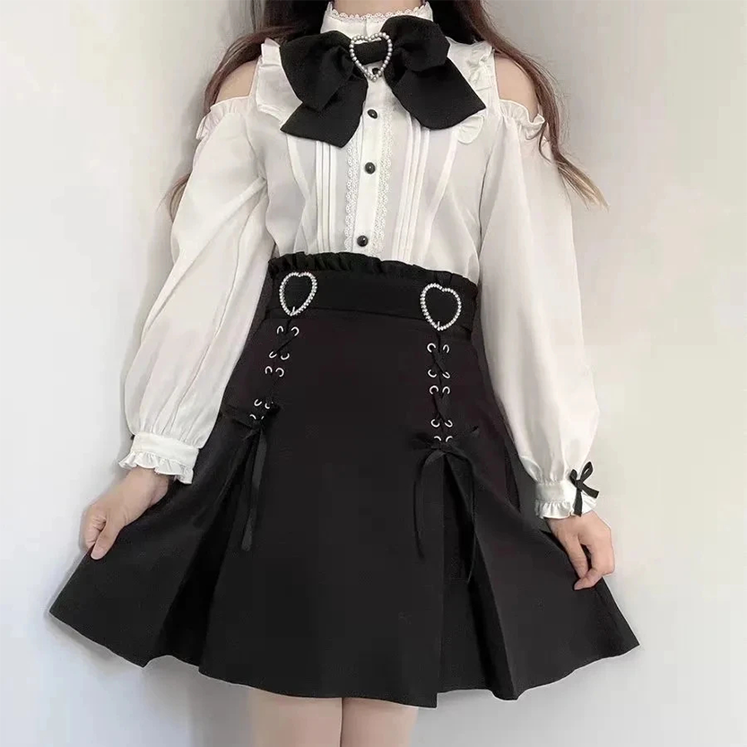 Funki Findz | Skirts | Women's High Waist Harajuku Mini Skirt