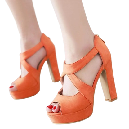 Funki Findz | Shoes | Women's Block Heel High Platform Sandal