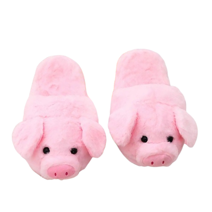 Funki Findz | Shoes | Women's Pink Pig Winter Soft Slippers