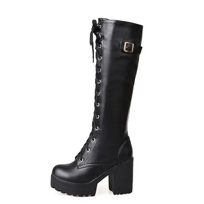 Funki Findz | Boots | Women's High Luxury Gothic Platform Boots