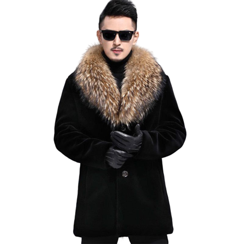Funki Findz | Jackets | Men's Winter Faux Fox Fur Luxury Jacket