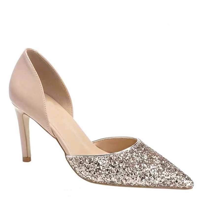 Funki Findz | Shoes | Women's Leather Sequin Glitter Bridal Shoe