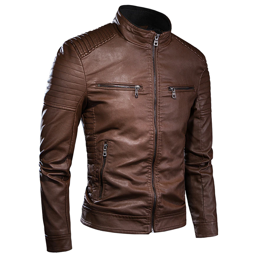 Funki Findz | Jackets | Men's Motorcycle Faux Leather Jacket