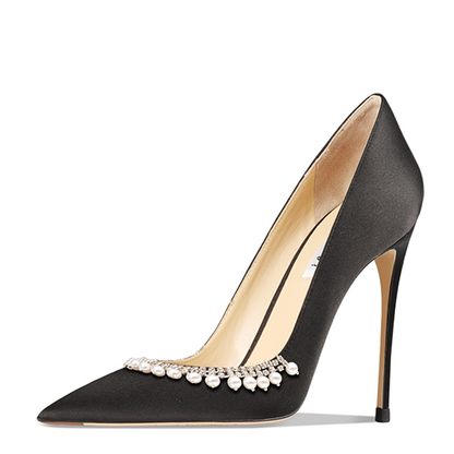 Funki Findz | Shoes | Women's Pearl Leather Wedding Stilettos