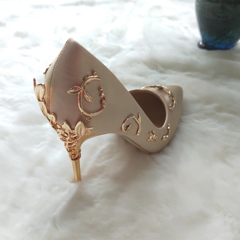 Funki Findz | Shoes | Women's Elegant Silk Formal Prom Stilettos