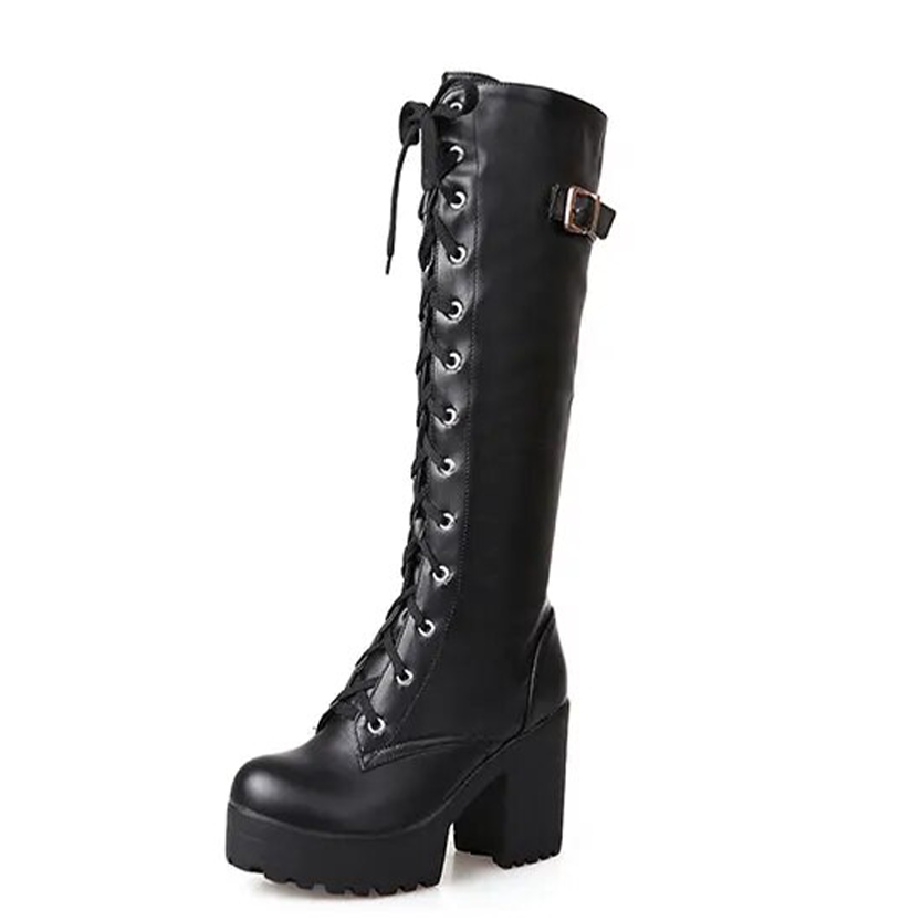 Funki Findz | Boots | Women's High Luxury Gothic Platform Boots